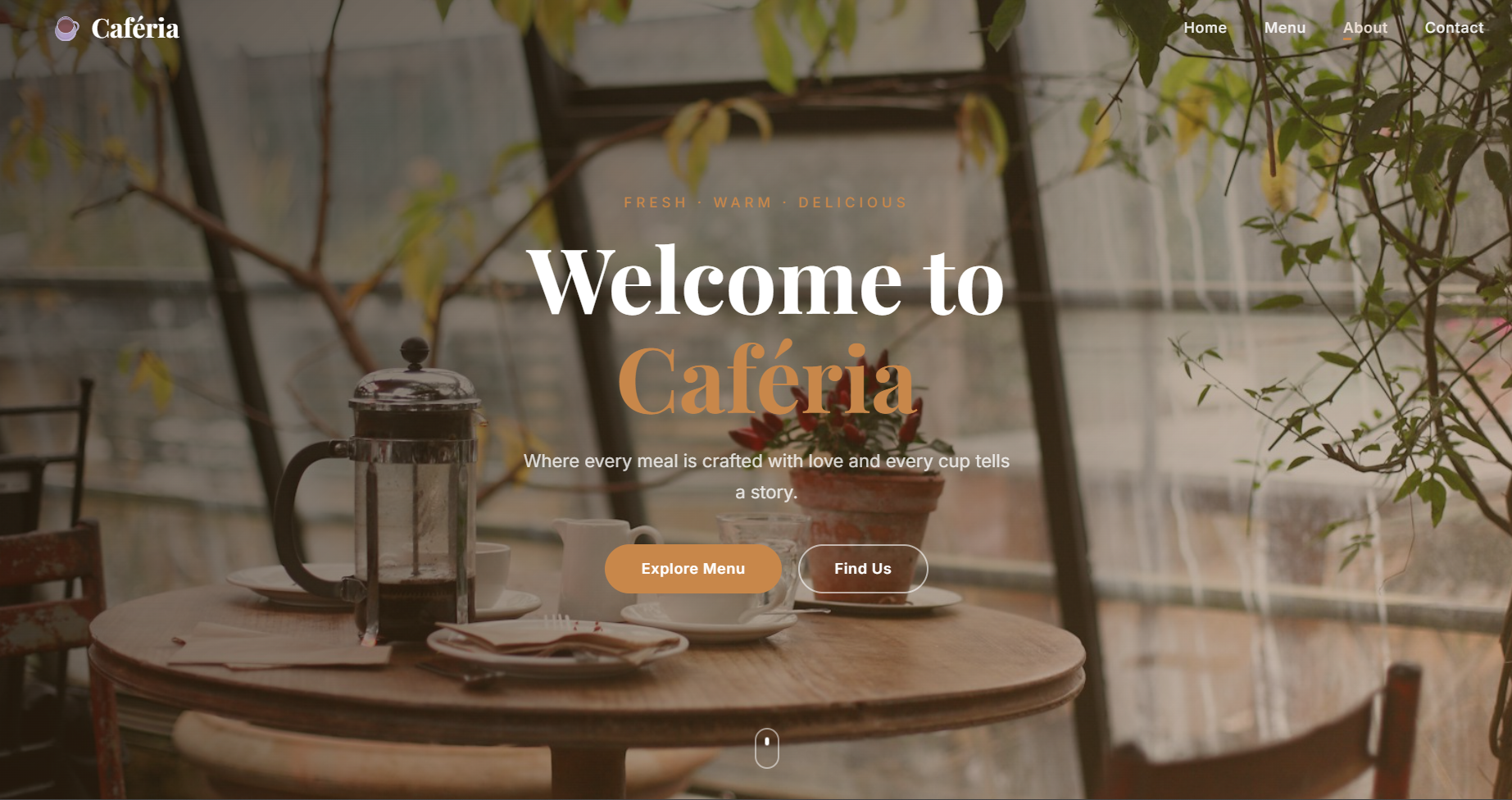 Cafeteria Experience demo preview